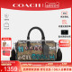 【官方授权】COACH/蔻驰女士包包笔筒包时尚印花手提斜挎包新款