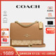 【官方授权】COACH/蔻驰奥莱款正品 包包女翻盖链条单肩斜挎包