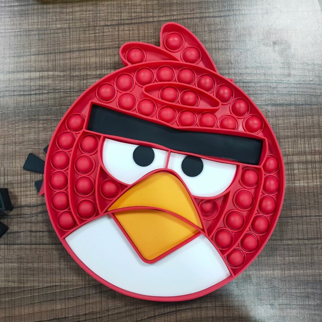 pop it angrybird fidget game toy popit玩具儿童愤怒小鸟戳戳乐