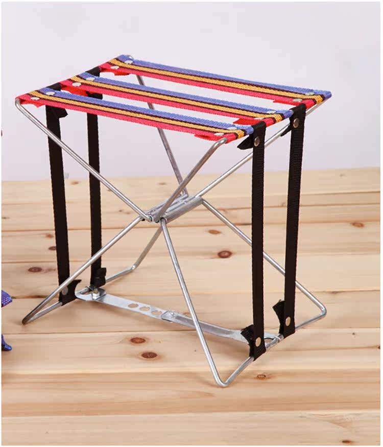 新品便携折叠小凳子迷你小马扎钓鱼凳火车旅游折叠椅修脚_7折现价20.