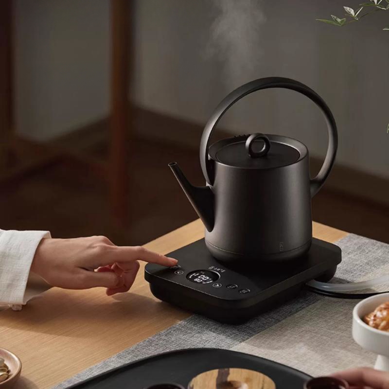 哲品入一静月提梁烧水壶底部上水全自动智能恒温泡茶专用电热水壶
