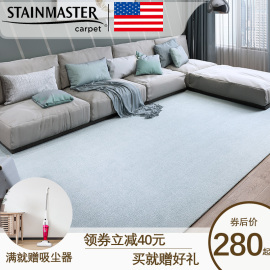 美国STAINMASTER家用简约客厅卧室沙发茶几毯垫房间床边地垫地毯