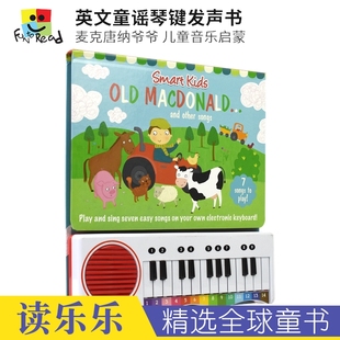 Play Along Songs - Old Macdonald and Other Songs 英文童谣琴键发声 附实体电子琴键 麦克唐纳爷爷 儿童音乐启蒙英文原版进口书