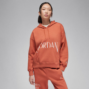 Nike/耐克Jordan女子BROOKLYN加绒连帽衫厚实保暖卫衣FN5435-209