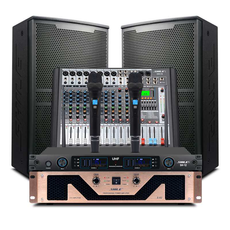 狮乐音响功放套装sh12十号天琴bm10s62shilektv