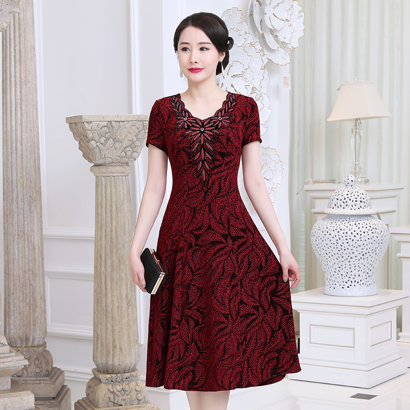 喜婆婆婚宴装礼服中年女夏装—礼服/晚装>江苏 苏州妙嫚旗舰店女装