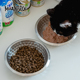 猫碗芬兰不锈钢猫粮碗大口径猫食盆小狗吃饭喝水碟子宠物用罐头盘