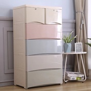 66 oversized thickened drawer storage cabinet children's wardrobe storage cabinet chest of drawers plastic baby wardrobe storage box