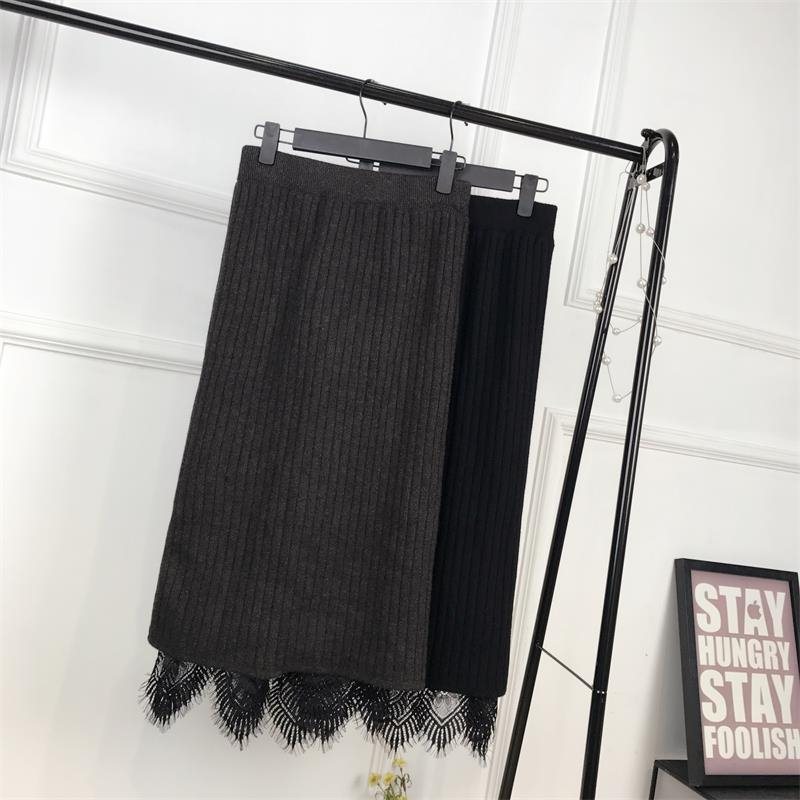 Two-sided lace skirt, knit wrap skirt, one-step dress,|ruв категории Женская одежда, юбка - от Buy2taobao.com для оказания профессиональной услуги покупки агента Taobao