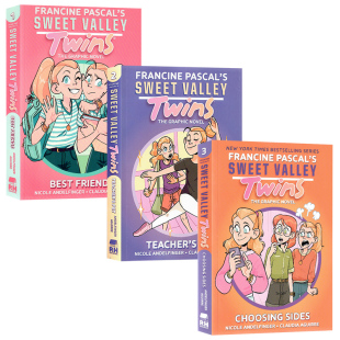 甜蜜谷双胞胎系列123册Sweet Valley Twins 英文原版 儿童幽默全彩漫画课外阅读故事Claudia Aguirre进口书籍