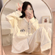月子服春秋季产后纯棉带胸垫产妇孕妇哺乳睡衣夏薄款3月份家居服5