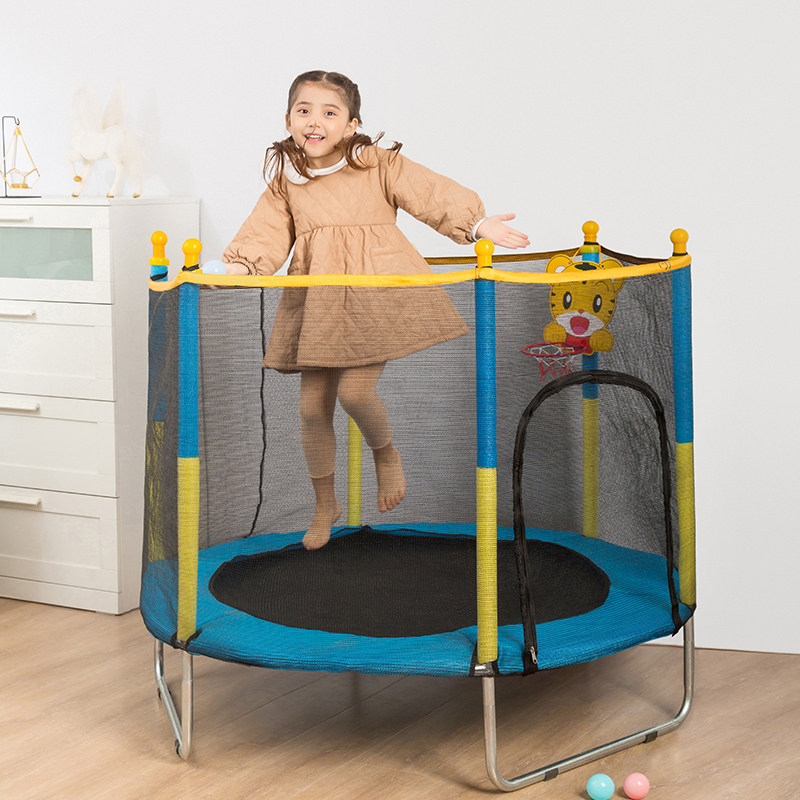 蹦蹦床家用儿童室内玩具跳跳床成人家庭健身带护网幼儿宝宝弹跳床