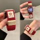 适用苹果手表iwatch10表带可爱小熊帽子尼龙编织磁吸扣applewatch
