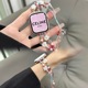 适用苹果手表iwatch9表带新款新中式彩色莲花编织绳applewatch8女