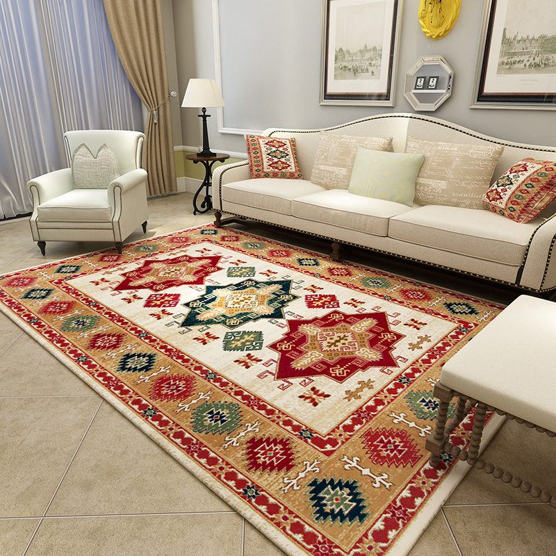 正品东升羊毛地毯涤纶混纺欧式奢华家用客厅轻奢沙发垫茶几毯卧室