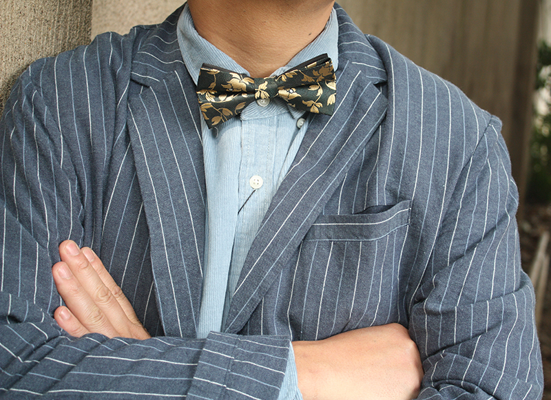 礼盒装 英式复古绅士范 正装宴会舞会新郎伴婚礼郎贵族领结 男