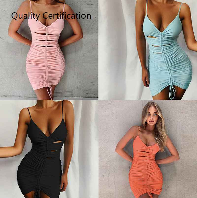 Backless Ladies Dresses Sexy Party Club Streetwear