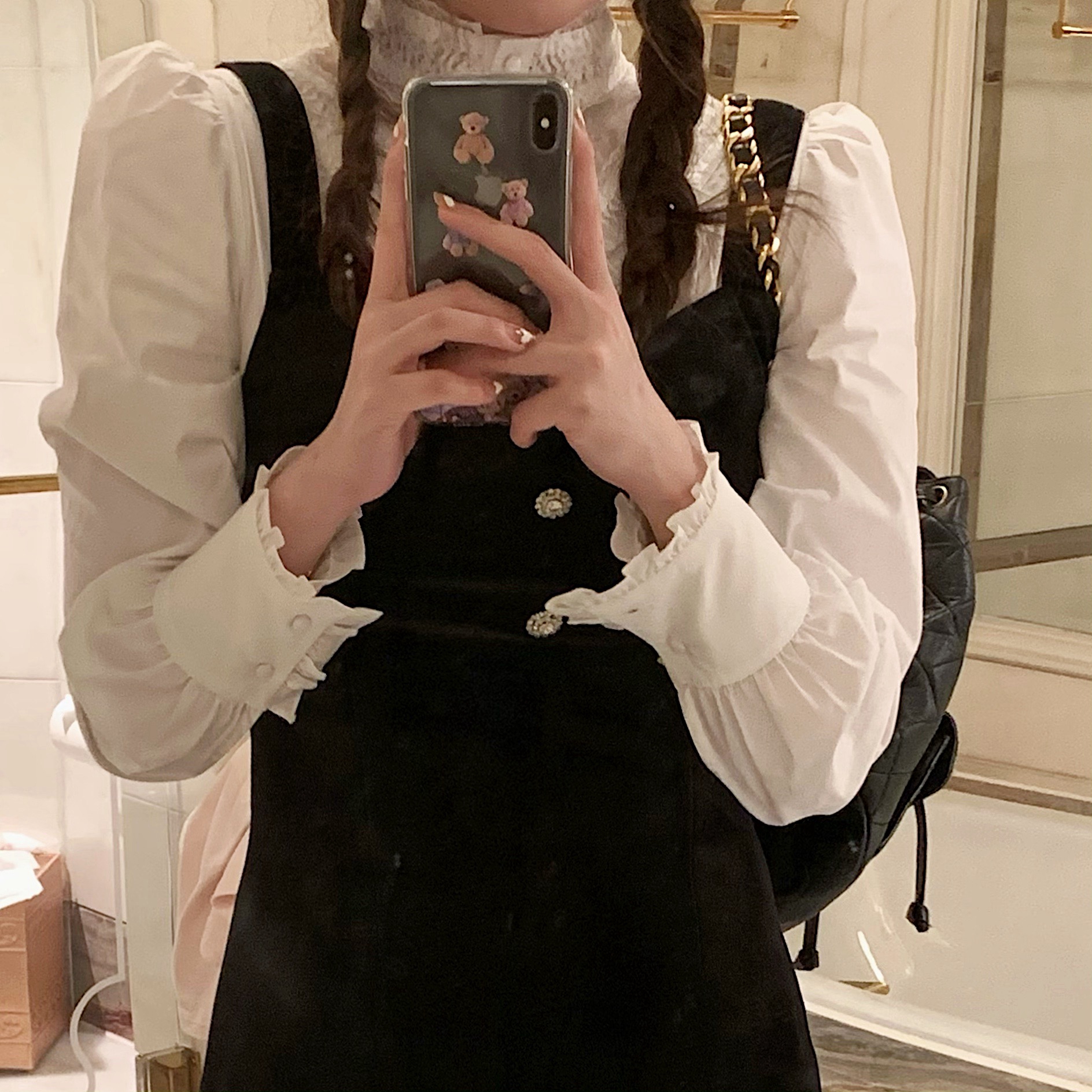 Lily Rosemary /纯白幻想 vintage法式镂空蕾丝刺绣立领宫廷衬衫在类目 女装/女士精品, 连衣裙中 - 来自Buy2taobao.com提供专业的淘宝代购服务