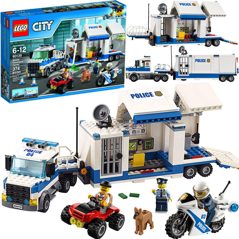 lego乐高60139城市系列 移动指挥中心city 拼装积木玩具