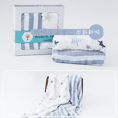 夏季muslin专柜正品单层竹纤维新生儿襁褓婴儿包被盖毯宝宝包巾
