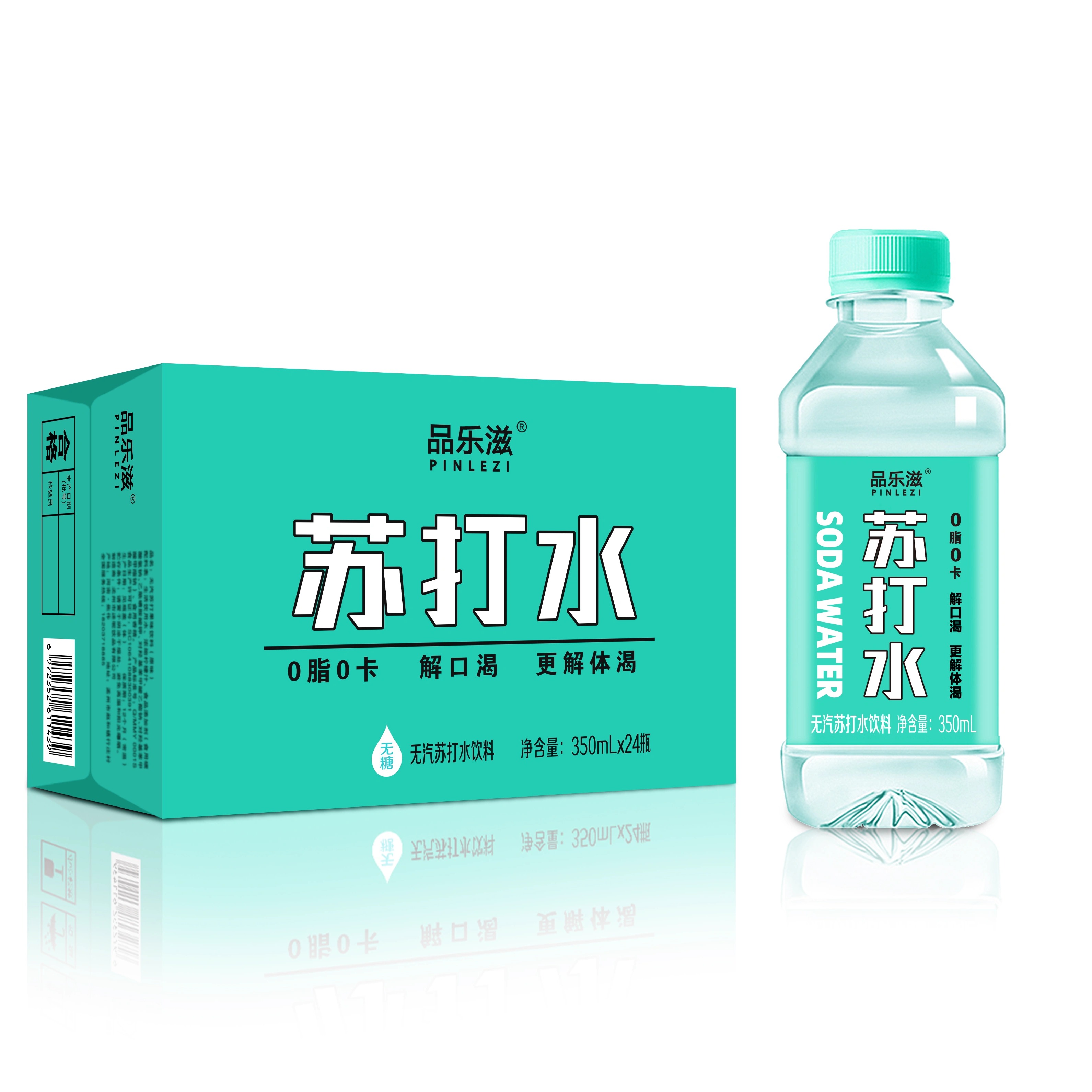 品乐滋苏打水350ml*12瓶/2