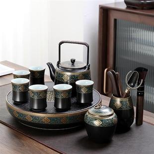 高档茶具一套装家用客厅办公室轻奢中式水具陶瓷杯子水杯大号水壶