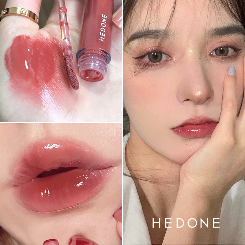 hedone片刻软语唇釉内心戏唇蜜玻璃唇水光脱脂微笑hodone口红小样