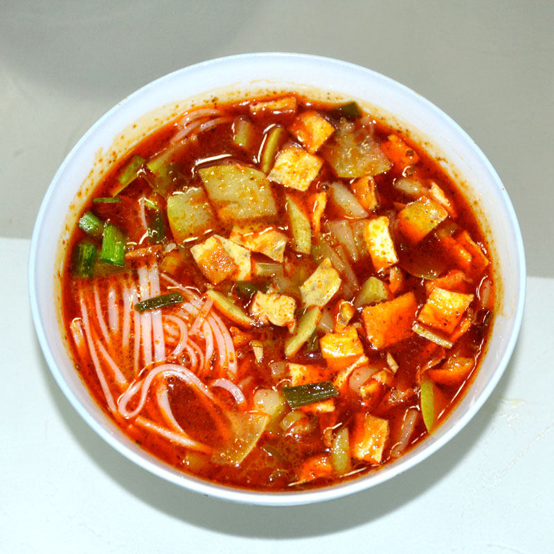 西岐风韵岐山手工臊子面带汤料288克袋装陕西手工空心挂面5袋包邮