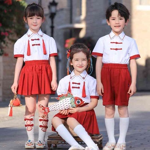 六一儿童演出服中国风表演合唱服幼儿园诗歌朗诵园服中小学生班服