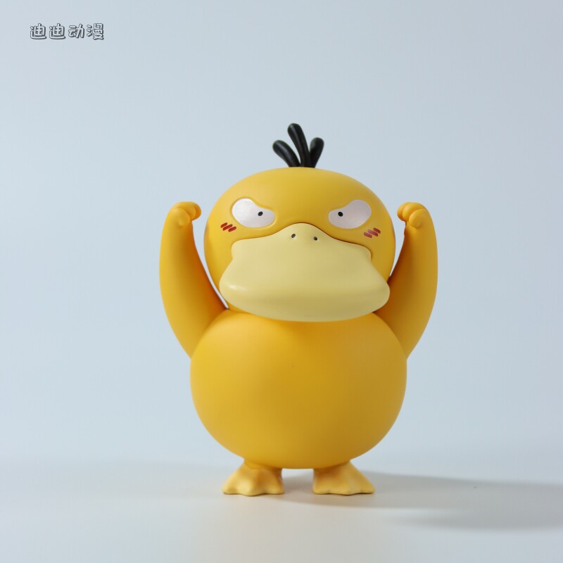 加油可达鸭手办冲鸭表情包站姿创意男生女生礼物公仔车载摆件周边