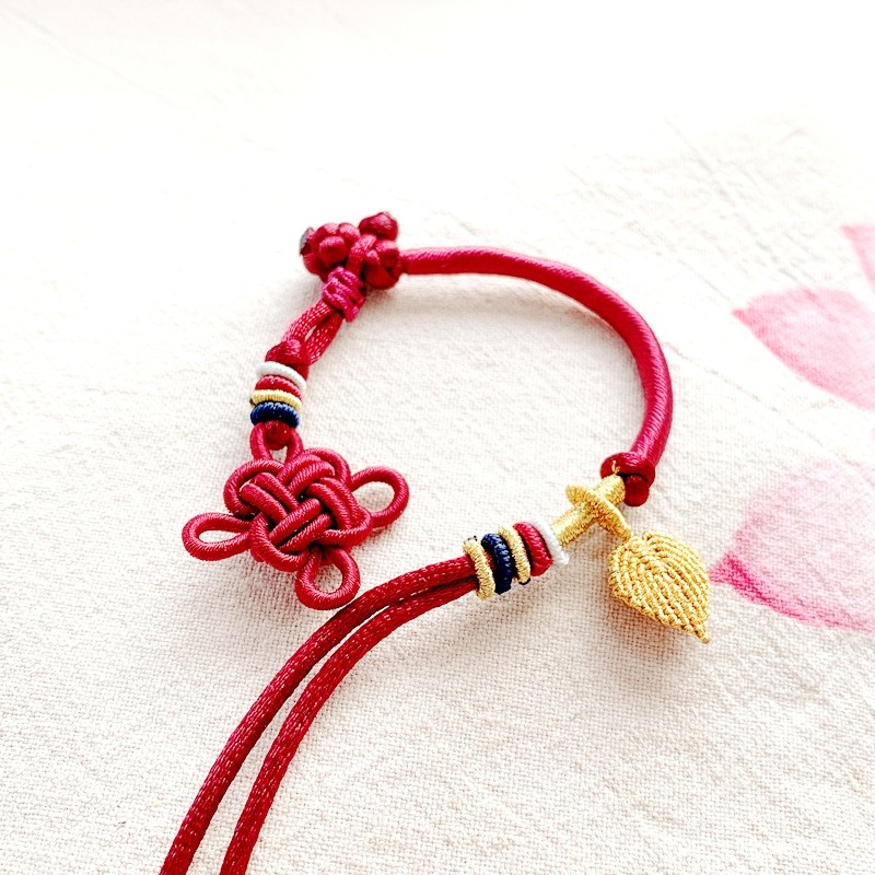 天使水晶520的优惠券大全—故宫系列手工编织中国结手绳男女款闺蜜款