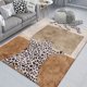 现代简约老虎轻奢动物豹子皮纹图案纹理加厚仿羊绒卧室客厅地毯
