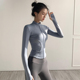 健身外套女2025新款速干拉链上衣长袖专业跑步运动训练瑜伽服套装