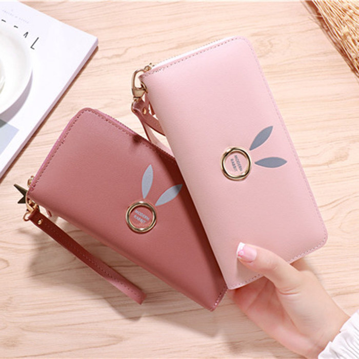 新款女士钱包长款拉链甜美可爱百搭大气学生时尚爆款送妈妈款钱夹