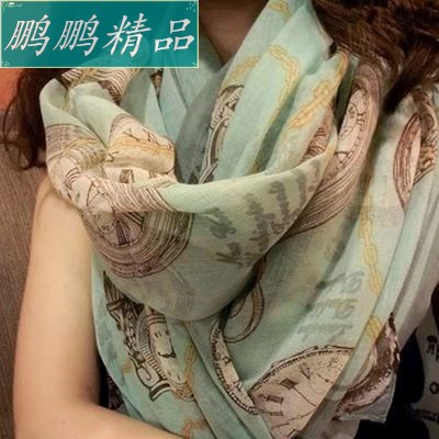 Sweet girl silk scarves cappa women long shawl neck scarf 女