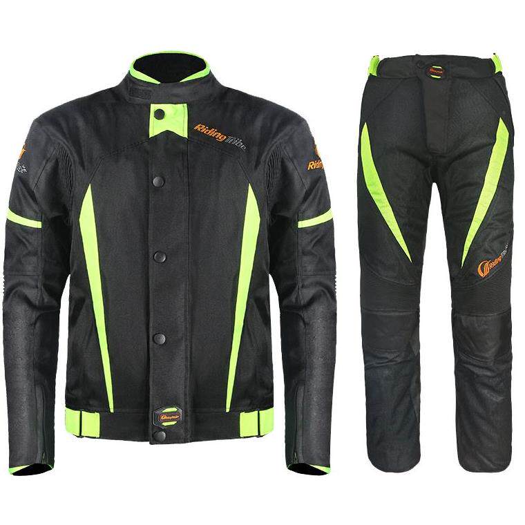 riding tribe冬夏季摩托车骑行服套装赛车裤防摔防水机车衣服男女_不