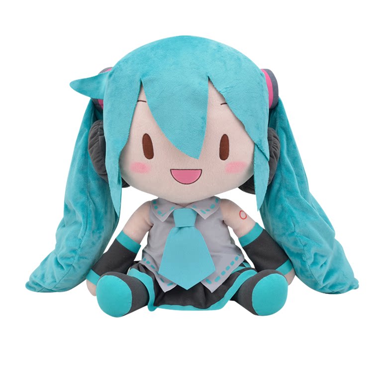 正版现货 世嘉 初音未来 公式服 初音fufu 50cm 超大毛绒玩偶
