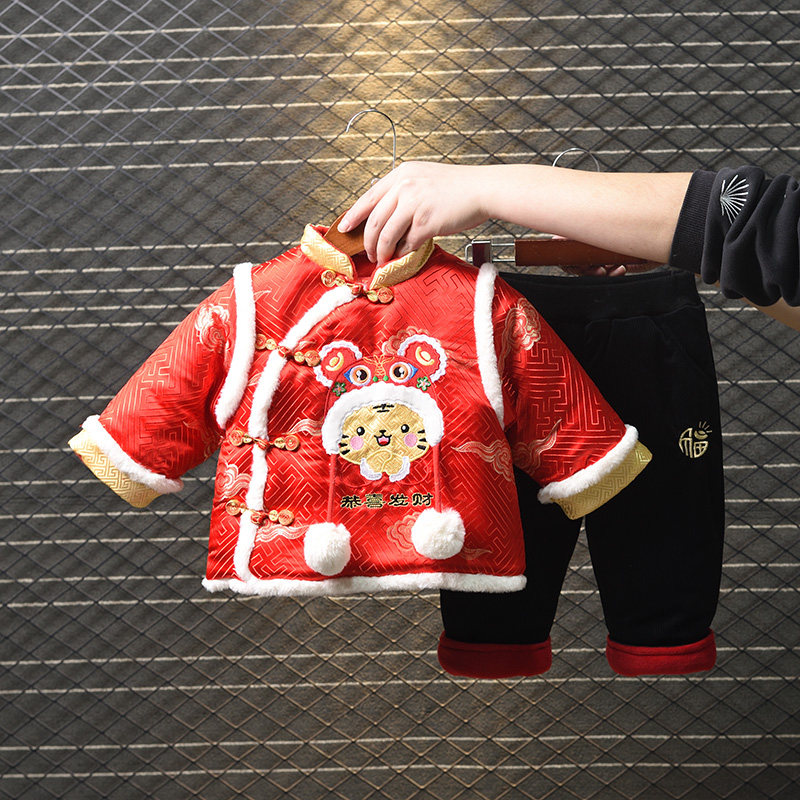 男童新年唐装