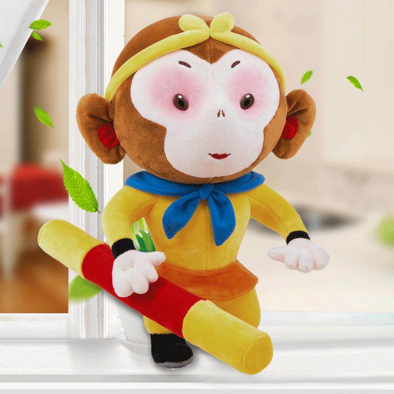 孙悟空玩具 公仔 毛绒 齐天大圣_齐天大圣孙悟空毛绒玩具人偶玩偶猴子