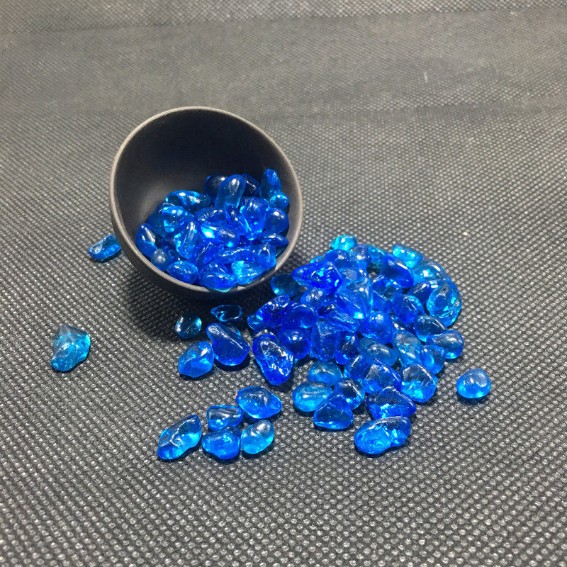 水晶碎石优质琉璃碎石摆件人造玻璃碎石摆件鱼缸石装潢材料饰品