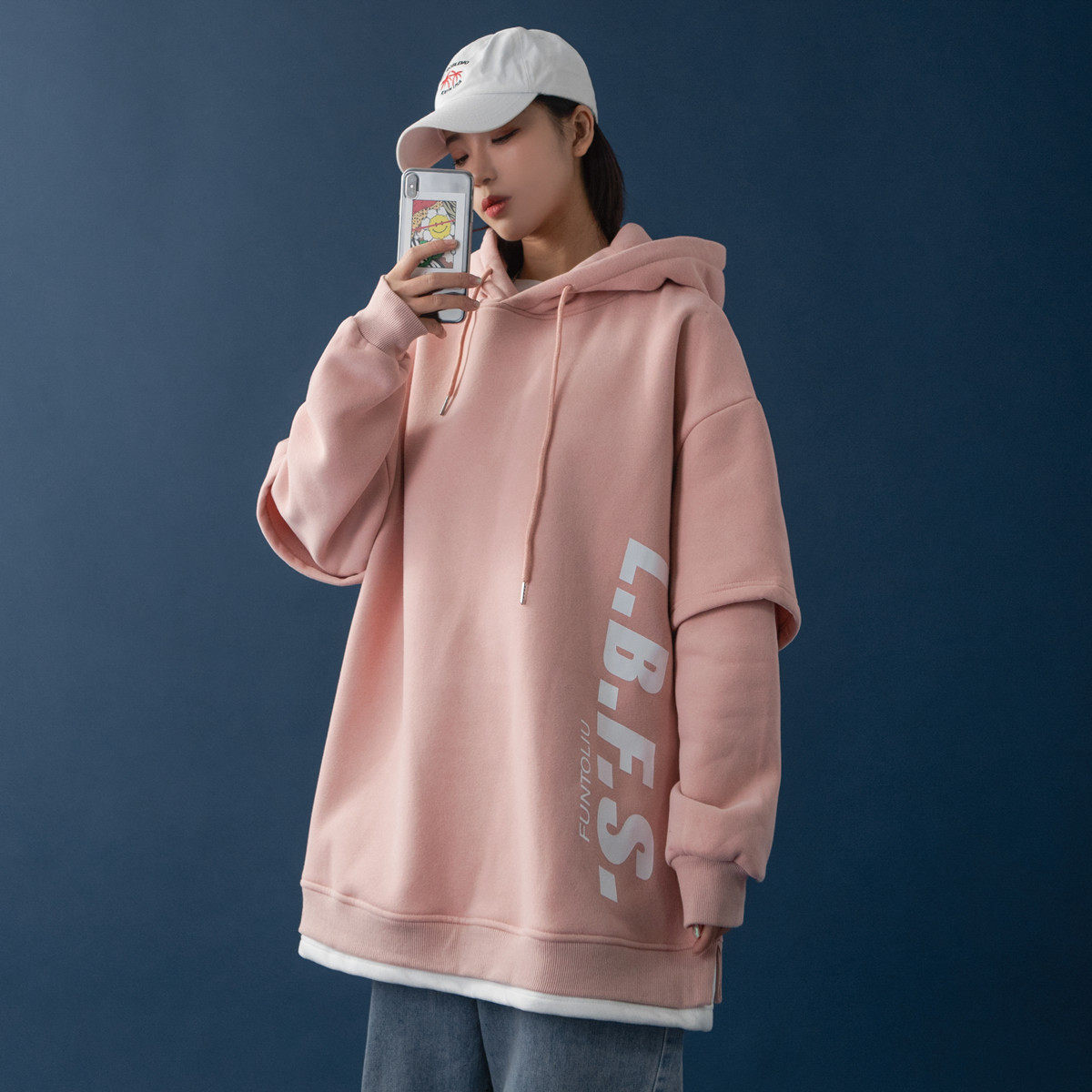 特价卫衣ins bf风 韩版潮流女