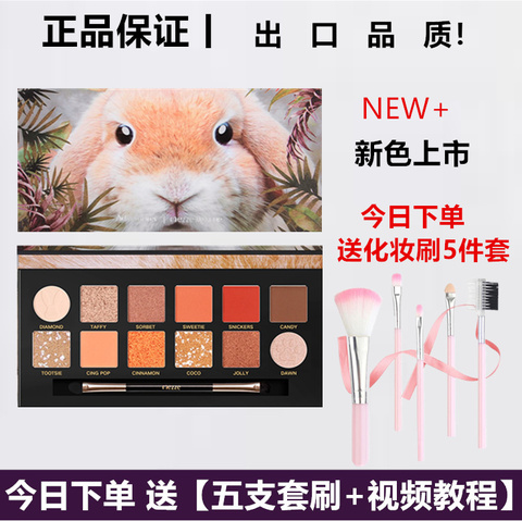 完美眼影盘探险家十二色动物眼影老虎斑虎小猪大小熊猫日记眼影盘