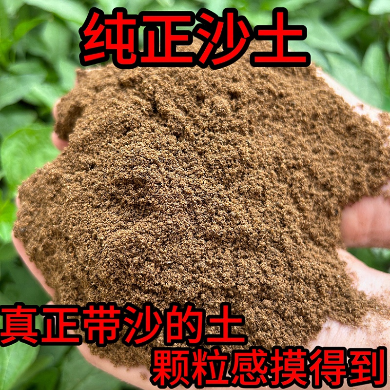 天然沙土沙壤土种菜养花盆栽花卉专用种植土细沙土壤田园土菜园土