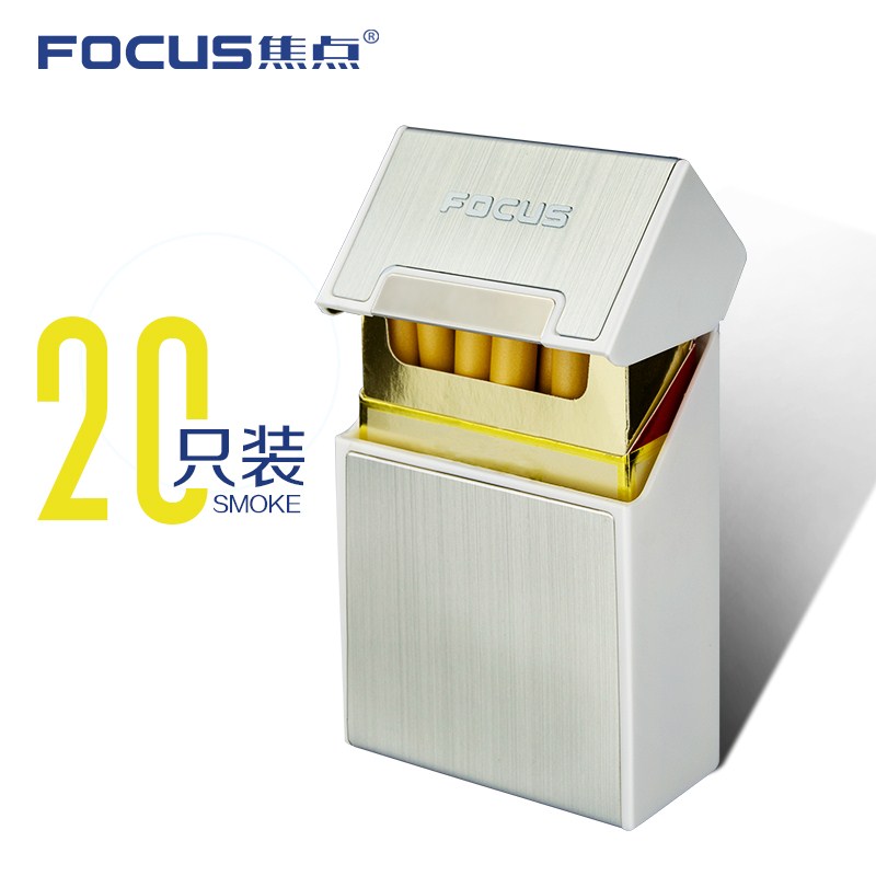 Focus originality Flip Cigarette case 20 Portable personality ultrathin man originality aluminium alloy Smoke shellin the ZIPPO/Swiss Army Knife/Glasses , Smoking , Cigarette case category - from Buy2taobao.com to provide professional Taobao agent buy service