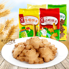 嘉顿 动物饼干100g/袋 卡通儿童香脆饼干磨牙棒仿动物形零食茶点