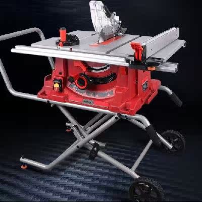 手推锯台锯木工切割机电圆锯台剧多角度推台锯排尘无尘电锯直线木_不