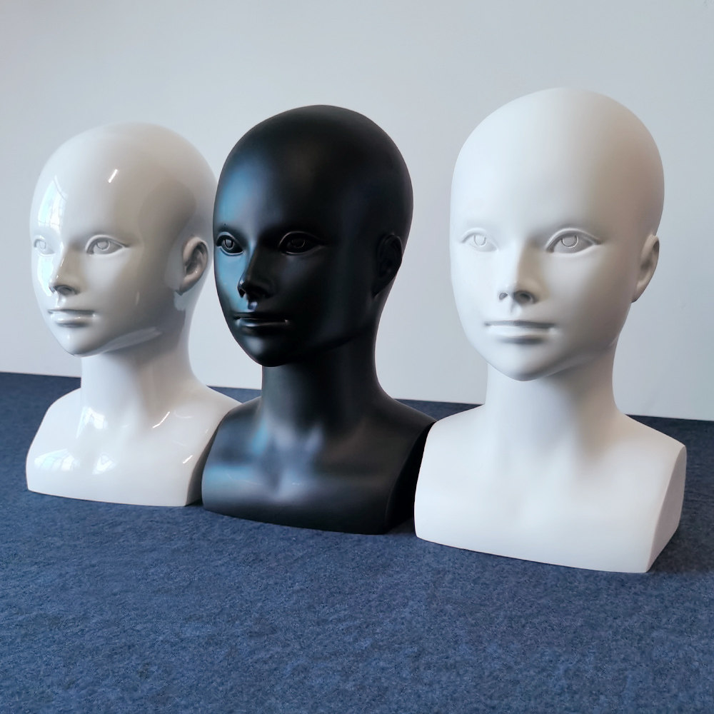 模特头_头模假人模特头儿童小孩模特道具头vr眼镜帽子展示头模男女 其