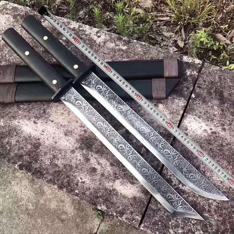 特价绣春刀 开刃 长款_龙泉产锦衣卫绣春社会刀一体唐横长款防身户外