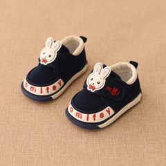 特价0-1岁半2婴儿鞋秋冬季学步鞋叫叫鞋男女宝宝棉布鞋子加绒防滑
