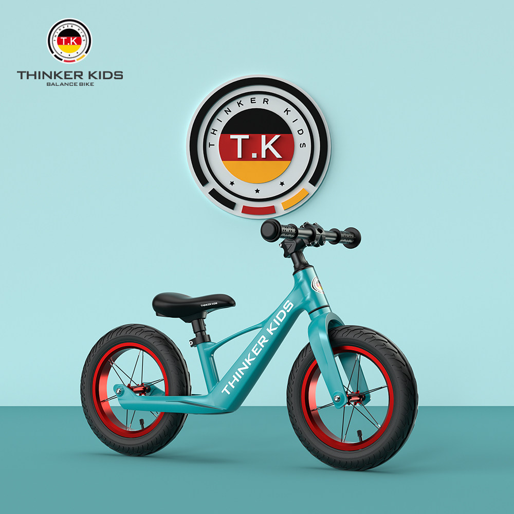 thinkerkids平衡车儿童3岁镁合金宝宝无脚踏男孩新款滑步滑行车自